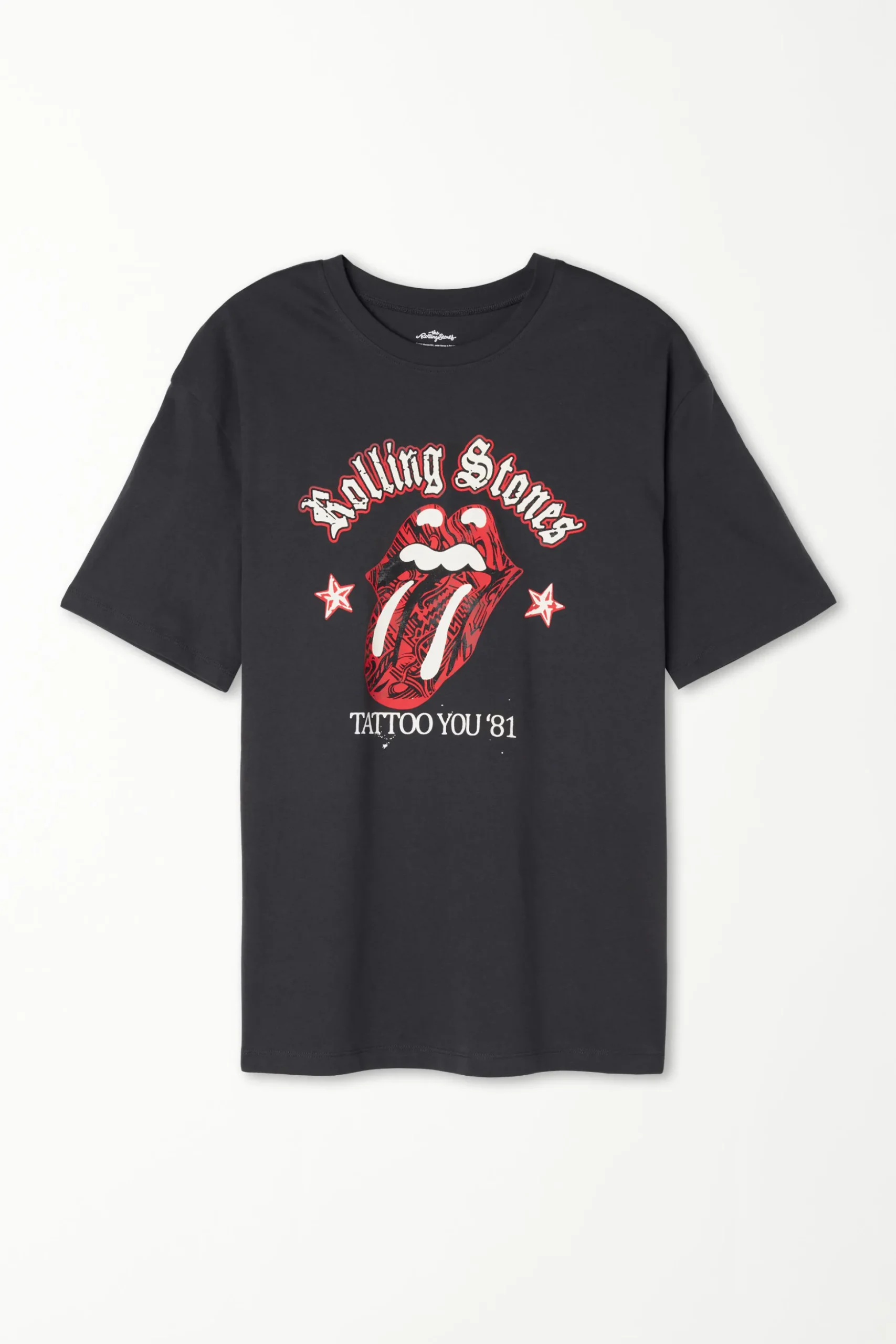 Unisex Cotton T-Shirt With Rolling Stones Print - Short-Sleeved Tops - Women | Tezenis
