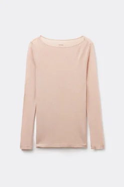 Viscose And Merino Wool Boat-Neck Top - Cardigans And Sweaters - Women | Tezenis
