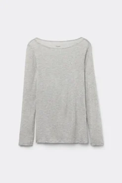 Viscose And Merino Wool Boat-Neck Top - Cardigans And Sweaters - Women | Tezenis