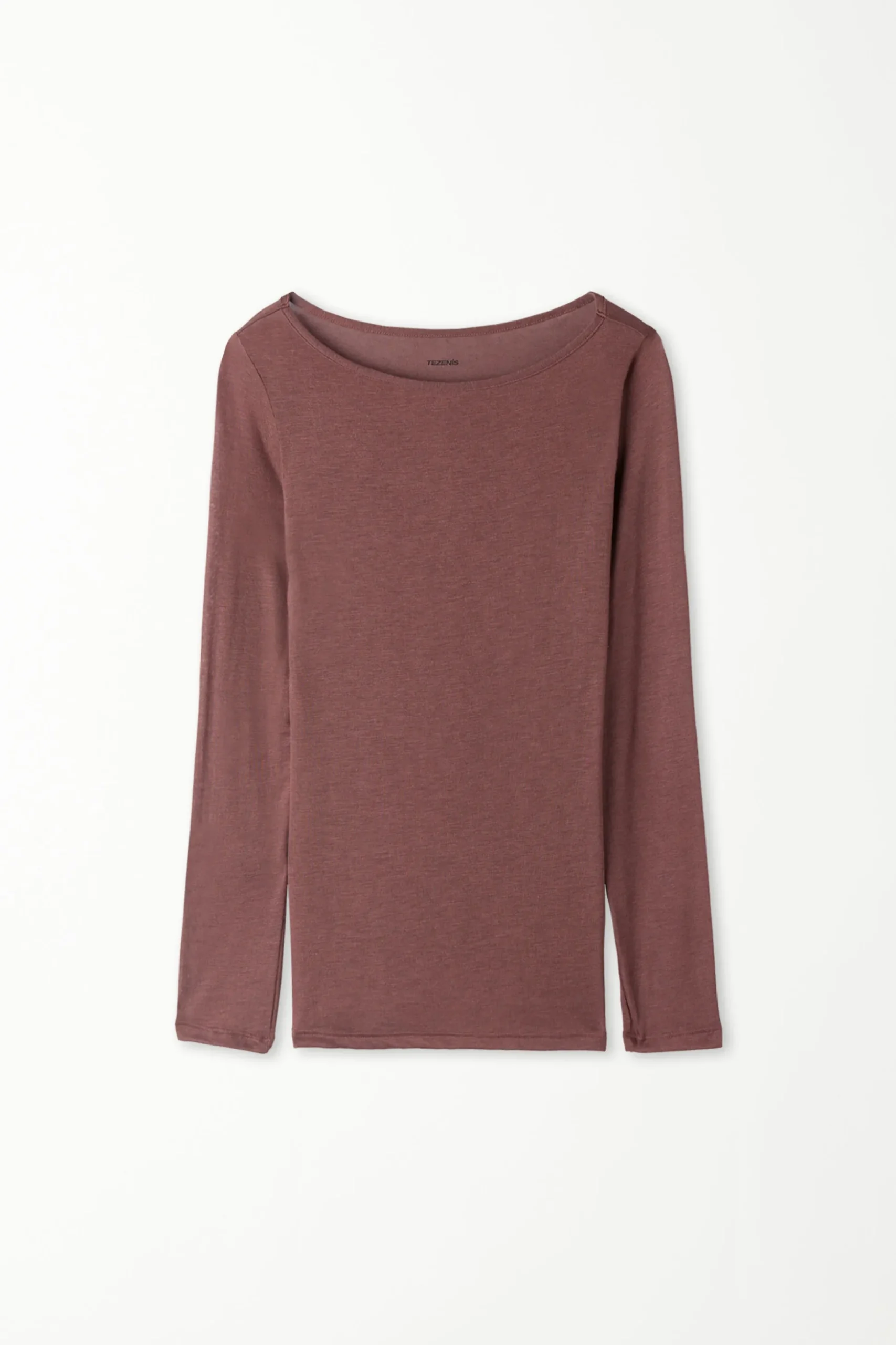 Viscose And Merino Wool Boat-Neck Top - Cardigans And Sweaters - Women | Tezenis