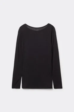 Viscose And Merino Wool Boat-Neck Top - Cardigans And Sweaters - Women | Tezenis