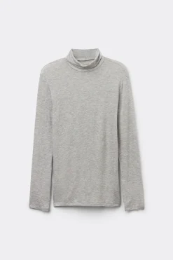 Viscose And Merino Wool Turtleneck Top - Cardigans And Sweaters - Women | Tezenis