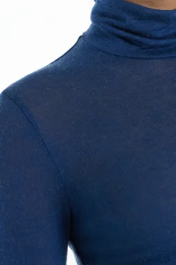 Viscose And Merino Wool Turtleneck Top - Cardigans And Sweaters - Women | Tezenis