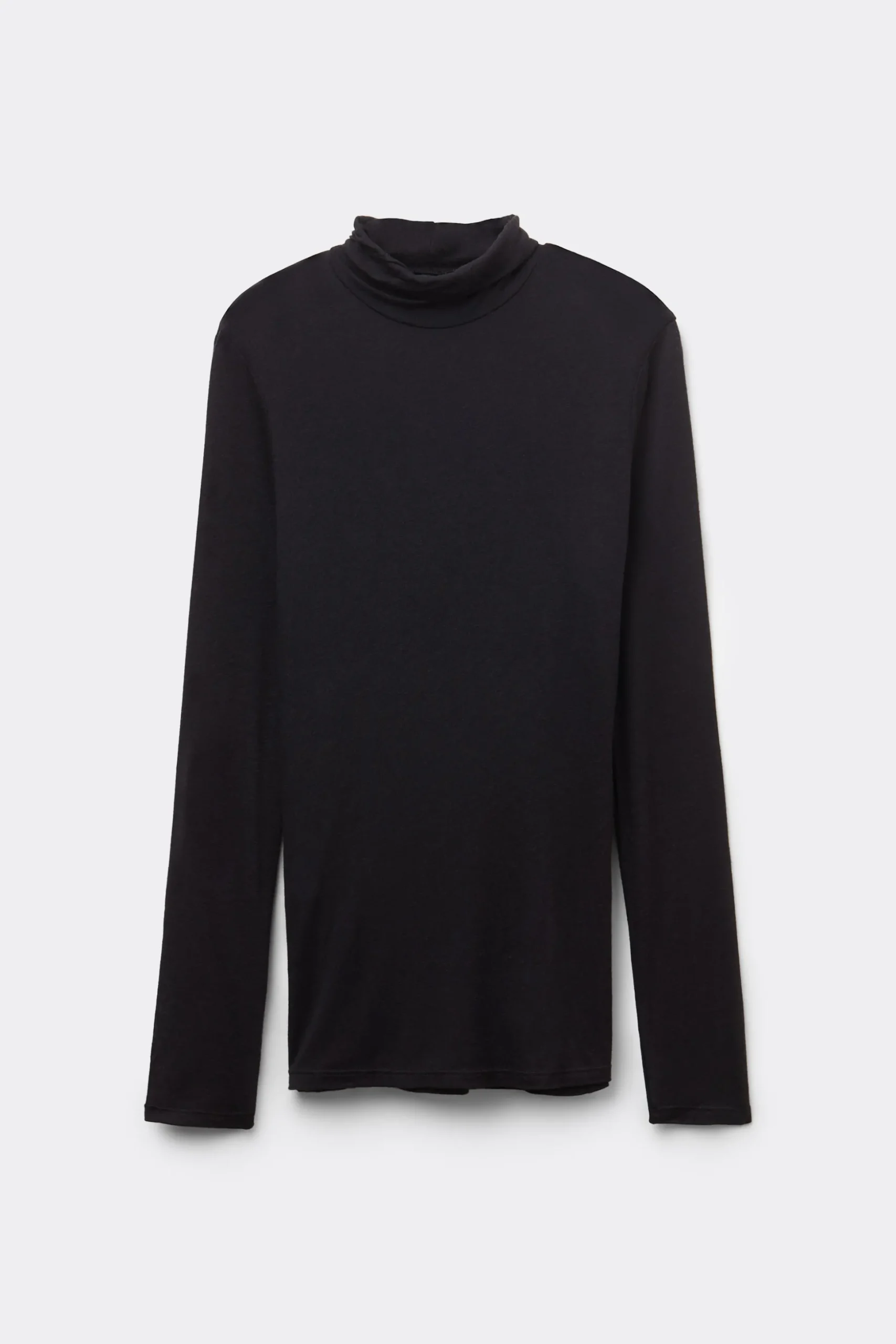 Viscose And Merino Wool Turtleneck Top - Cardigans And Sweaters - Women | Tezenis
