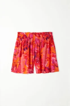 Viscose Canvas Skort - Shorts - Women | Tezenis