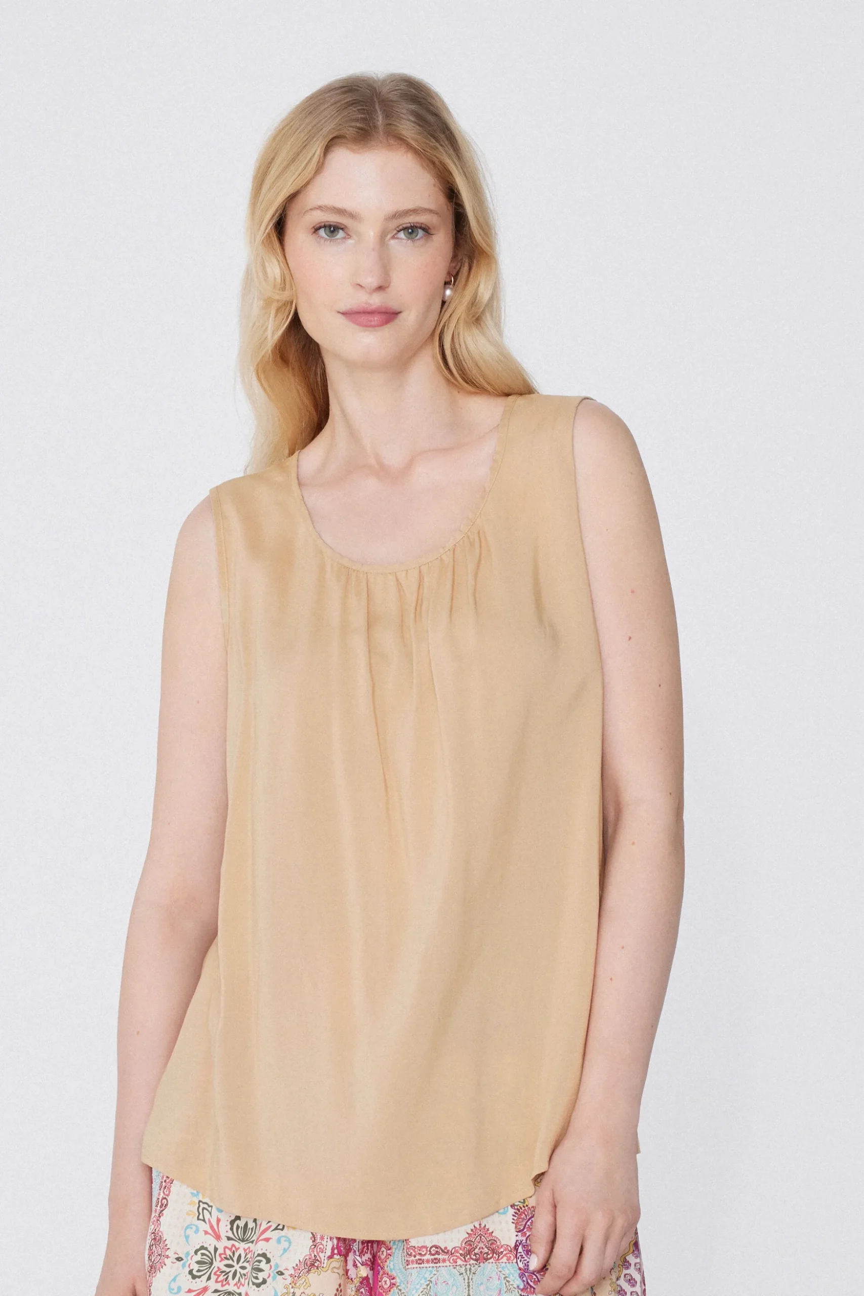 Viscose Cloth Tank Top - Tank Tops - Women | Tezenis