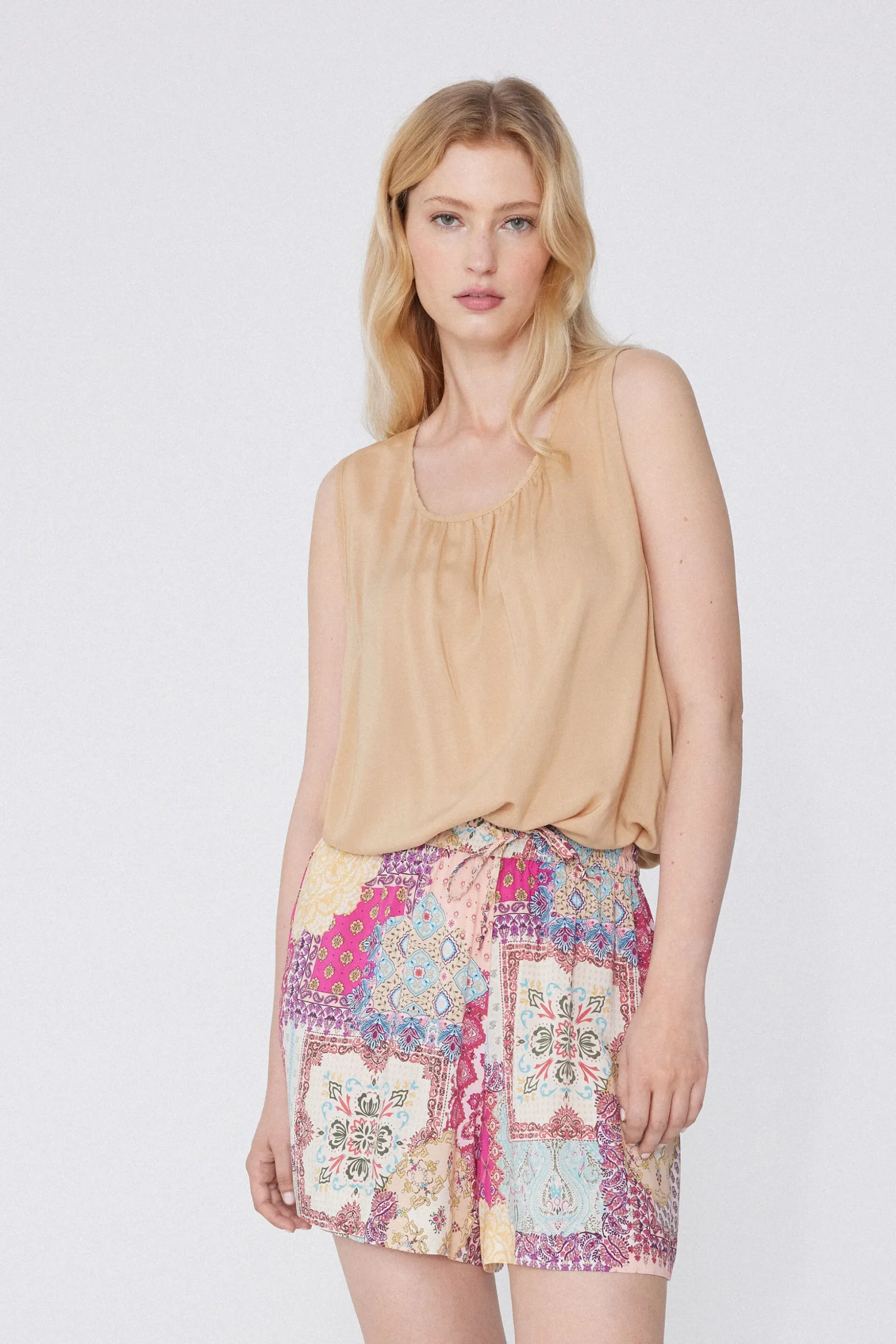 Viscose Cloth Tank Top - Tank Tops - Women | Tezenis