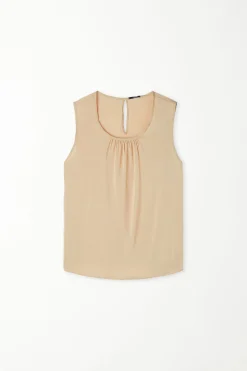 Viscose Cloth Tank Top - Tank Tops - Women | Tezenis