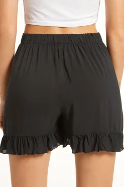 Viscose Fabric Shorts With Side Gathering - Shorts - Women | Tezenis