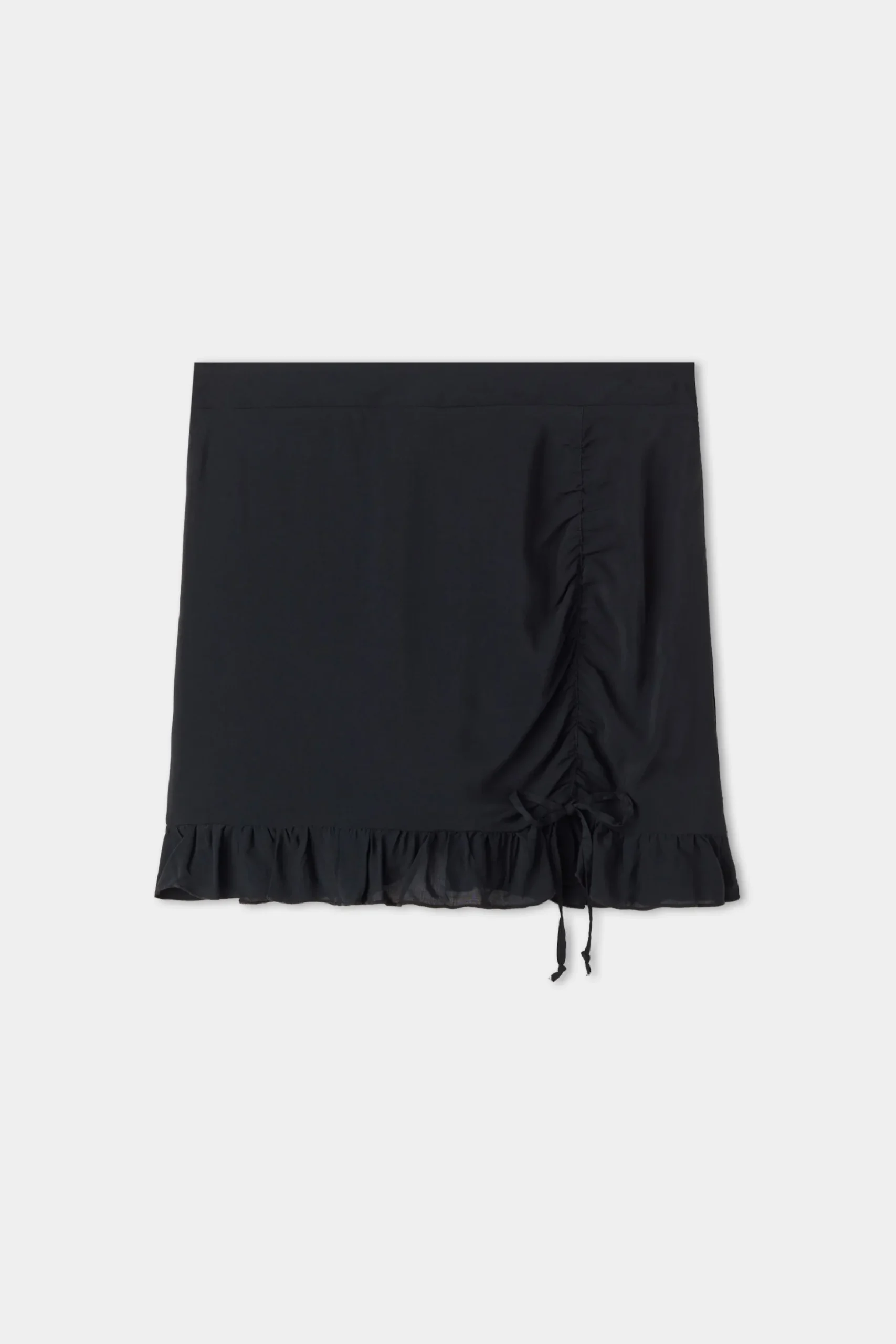 Viscose Fabric Shorts With Side Gathering - Shorts - Women | Tezenis