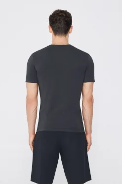 V-Neck Stretch-Cotton T-Shirt - T-Shirts - Men | Tezenis