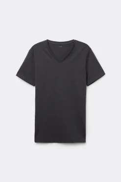 V-Neck Stretch-Cotton T-Shirt - T-Shirts - Men | Tezenis