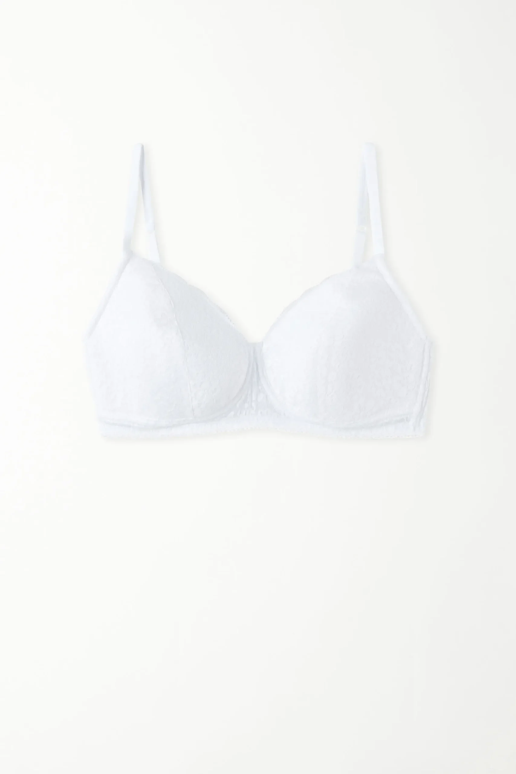 Warsaw Lightly Padded Lace Triangle Bra - Triangle - Women | Tezenis