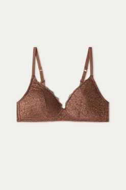 Warsaw Lightly Padded Lace Triangle Bra - Triangle - Women | Tezenis