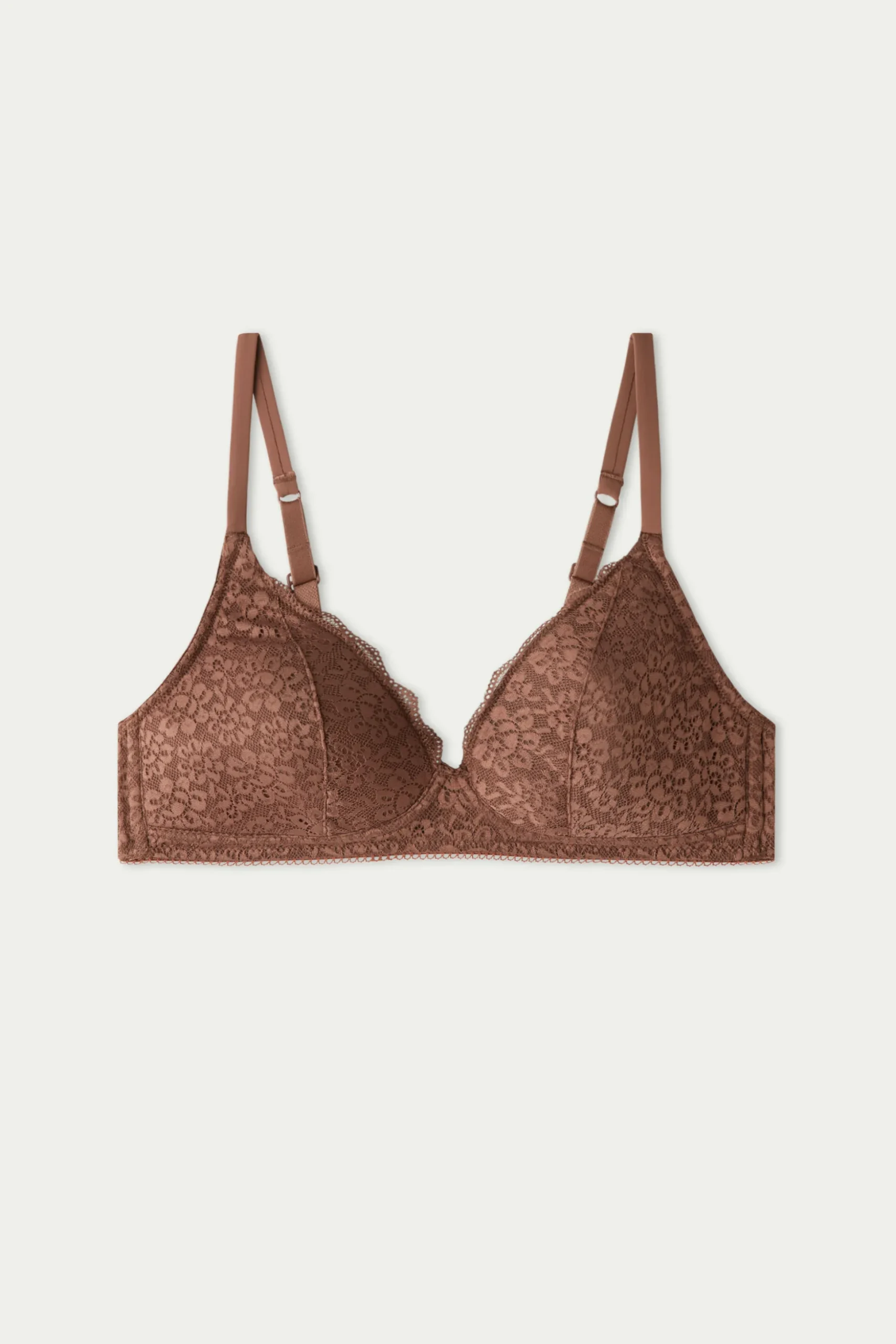Warsaw Lightly Padded Lace Triangle Bra - Triangle - Women | Tezenis