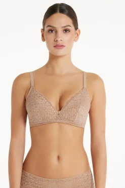 Warsaw Lightly Padded Lace Triangle Bra - Triangle - Women | Tezenis