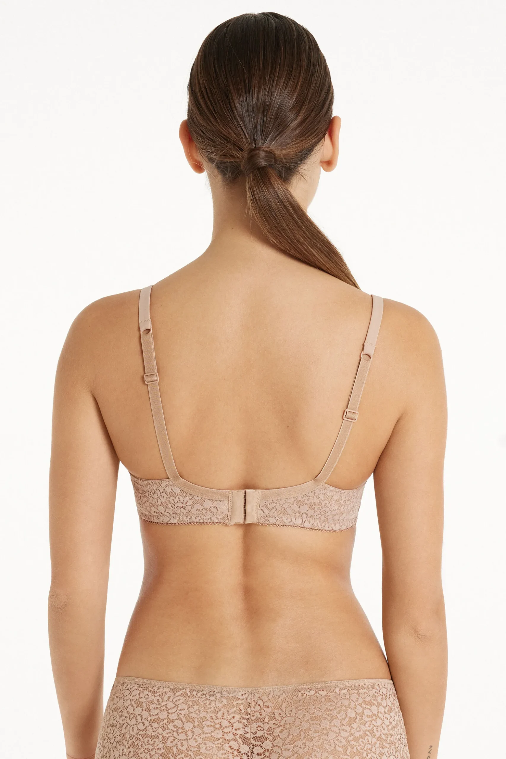 Warsaw Lightly Padded Lace Triangle Bra - Triangle - Women | Tezenis