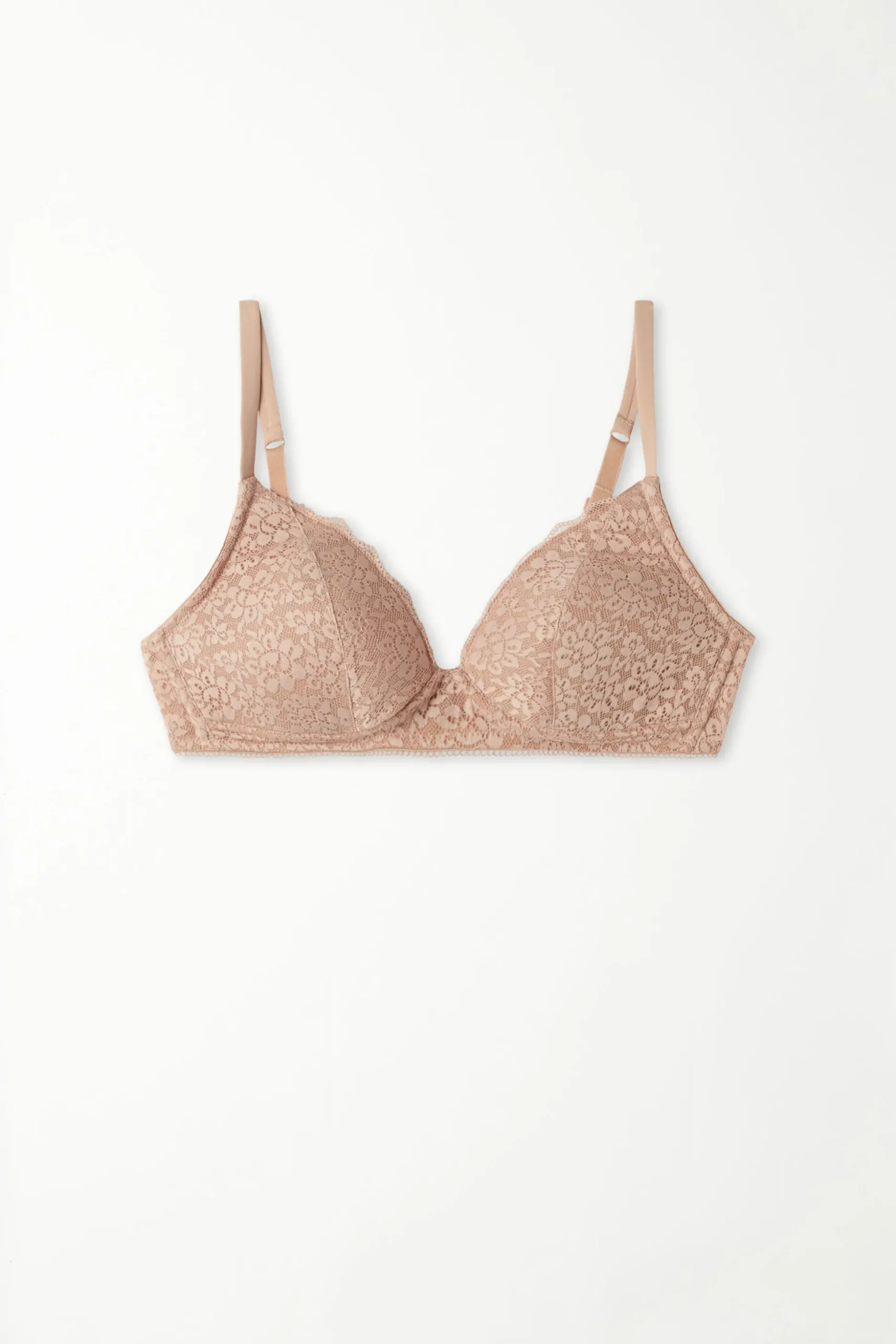 Warsaw Lightly Padded Lace Triangle Bra - Triangle - Women | Tezenis