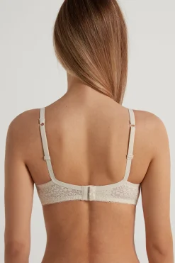 Warsaw Lightly Padded Lace Triangle Bra - Triangle - Women | Tezenis