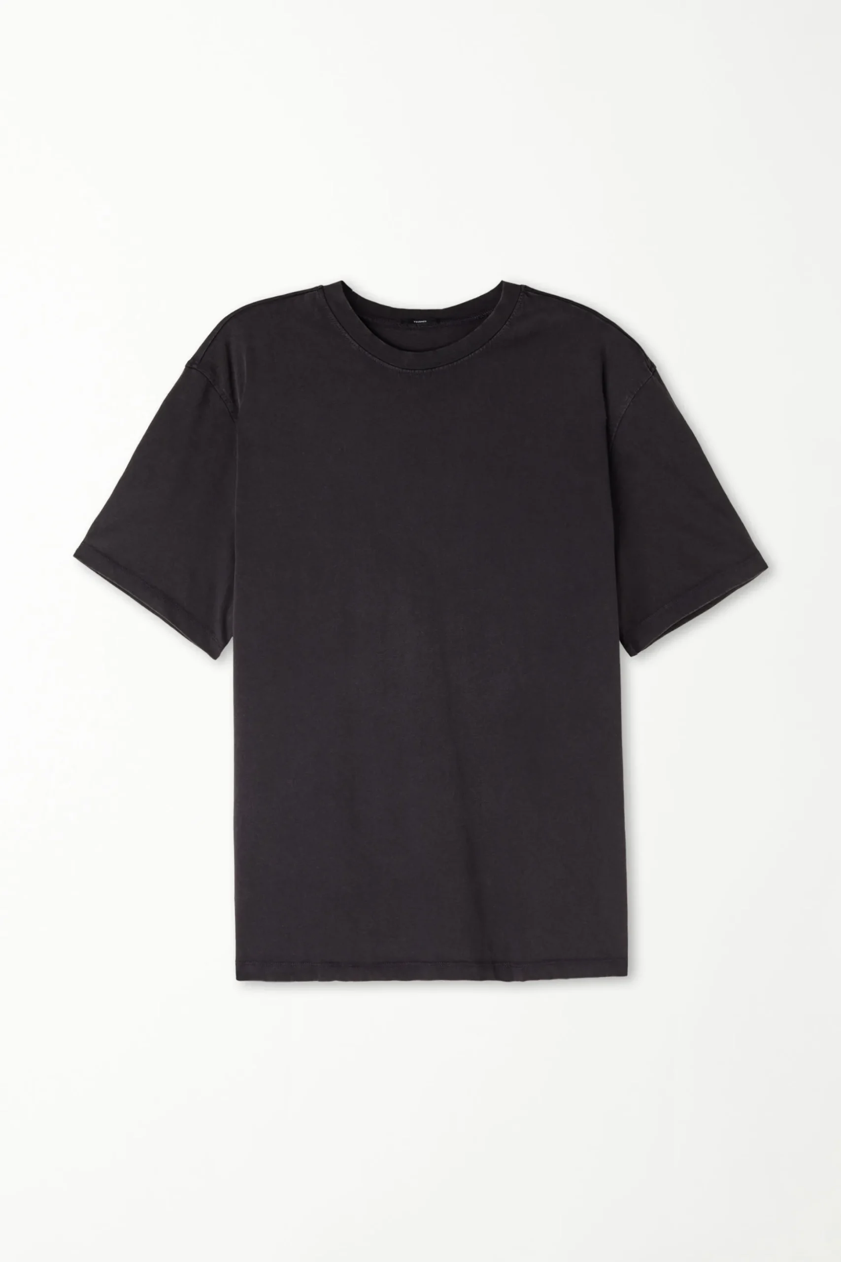 Washed Cotton Crew-Neck T-Shirt - T-Shirts - Men | Tezenis
