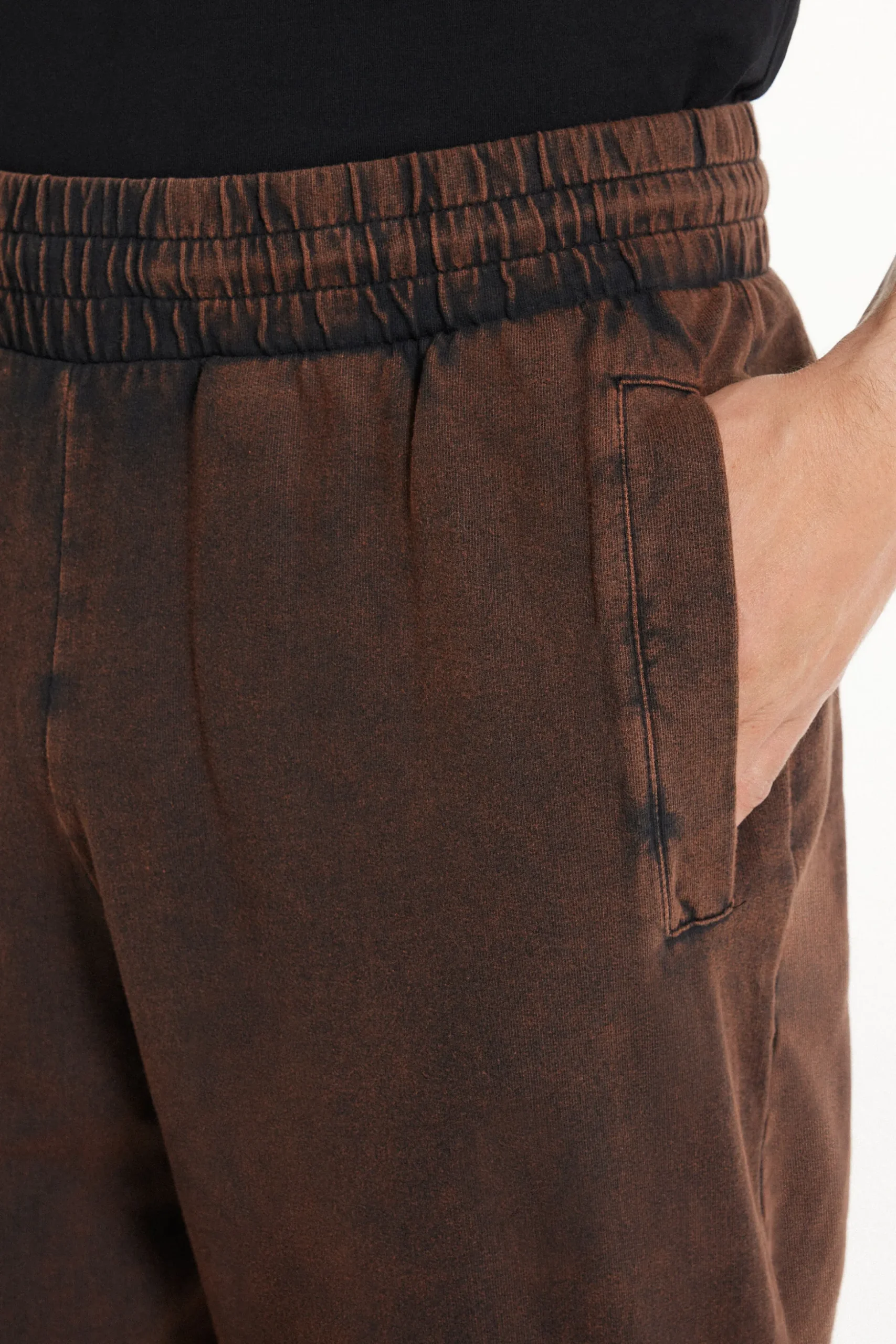 Washed Fleece Joggers - Long Pants - Men | Tezenis