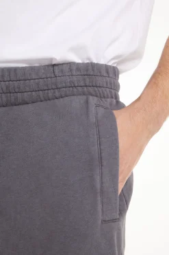 Washed Fleece Joggers - Long Pants - Men | Tezenis