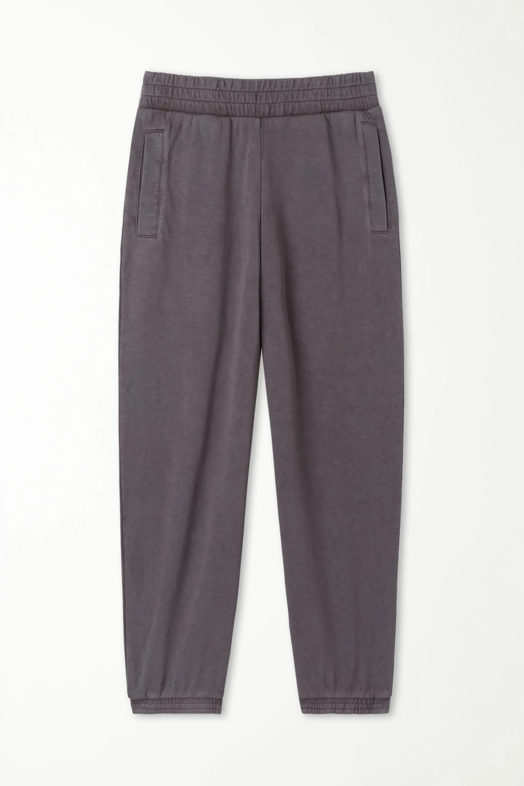 Washed Fleece Joggers - Long Pants - Men | Tezenis