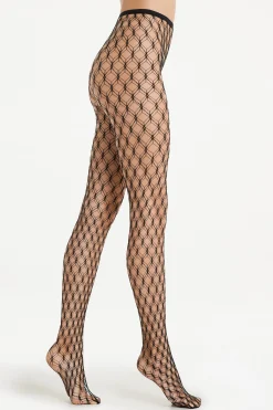 Wide Beehive Fishnet Tights - Fishnet - Women | Tezenis