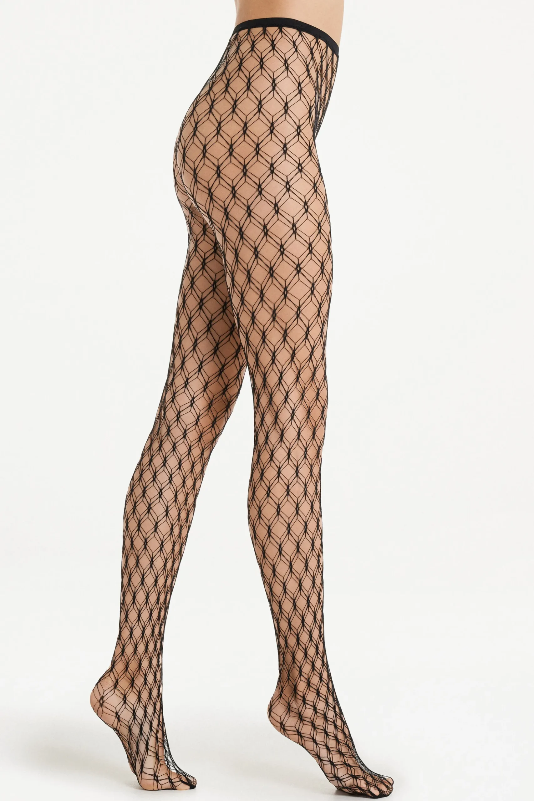 Wide Beehive Fishnet Tights - Fishnet - Women | Tezenis