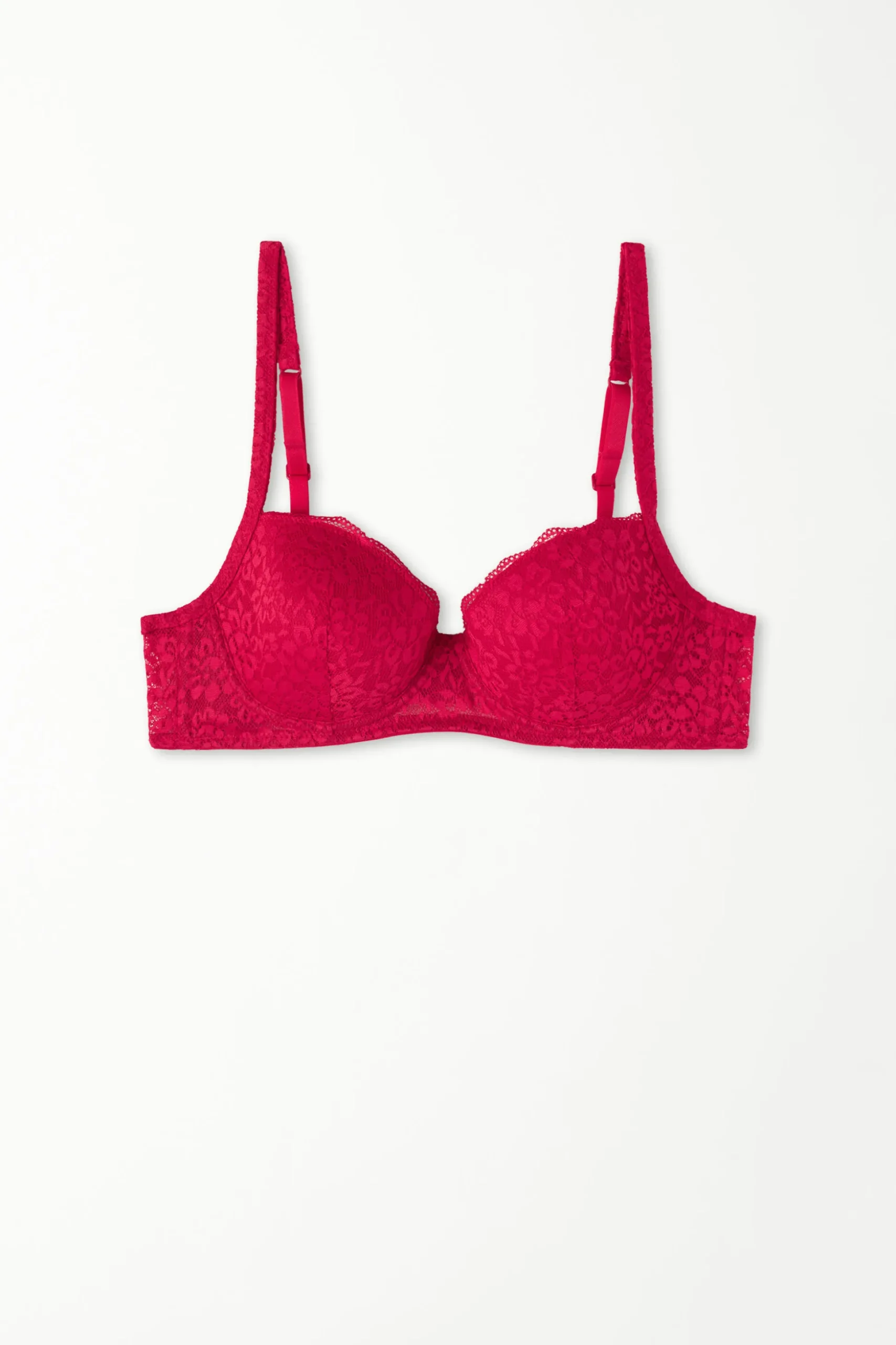 Wien Recycled Lace Lightly Padded Balconette Bra - Balconette - Women | Tezenis