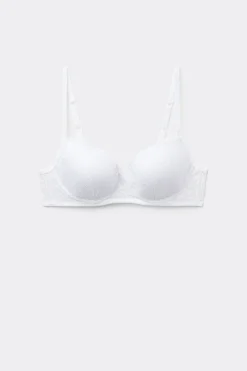Wien Recycled Lace Lightly Padded Balconette Bra - Balconette - Women | Tezenis