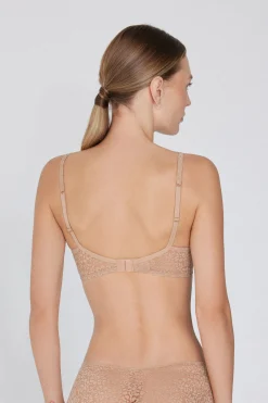 Wien Recycled Lace Lightly Padded Balconette Bra - Balconette - Women | Tezenis