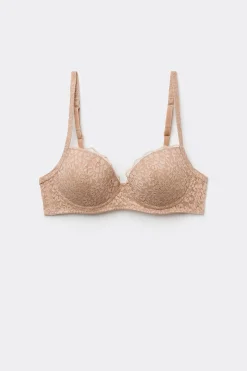 Wien Recycled Lace Lightly Padded Balconette Bra - Balconette - Women | Tezenis