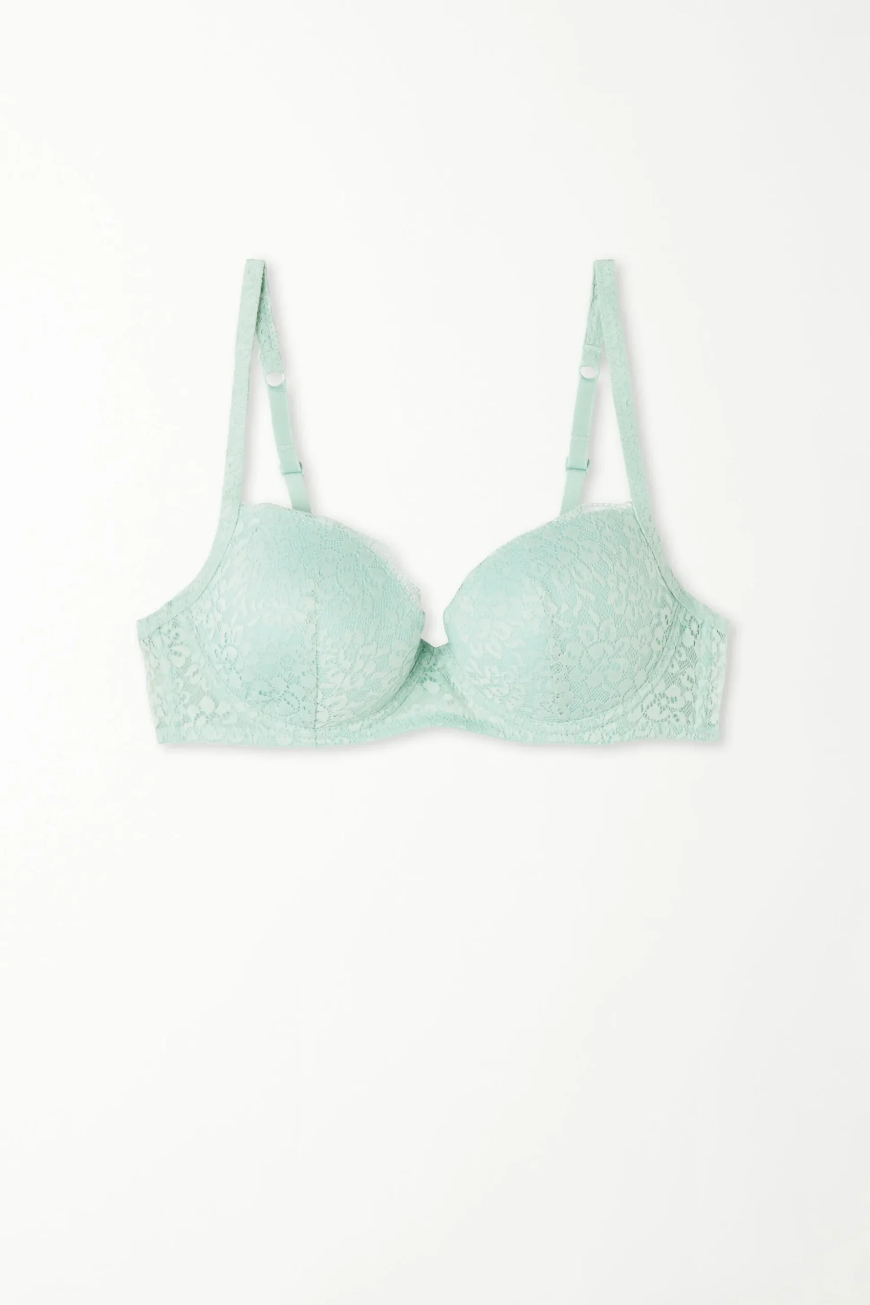 Wien Recycled Lace Lightly Padded Balconette Bra - Balconette - Women | Tezenis