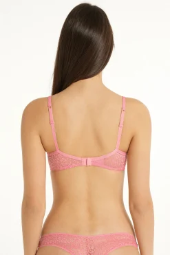 Wien Recycled Lace Lightly Padded Balconette Bra - Balconette - Women | Tezenis
