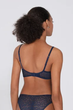 Wien Recycled Lace Lightly Padded Balconette Bra - Balconette - Women | Tezenis