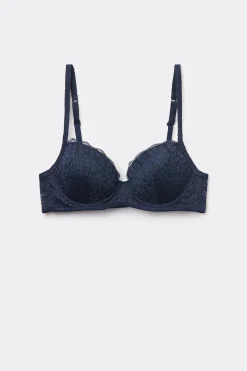 Wien Recycled Lace Lightly Padded Balconette Bra - Balconette - Women | Tezenis